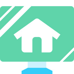 pc flat icon