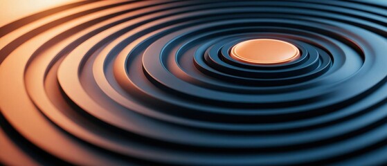 Obraz premium A 3D search engine logo in the center of a swirling vortex of data, symbolizing the epicenter of information retrieval