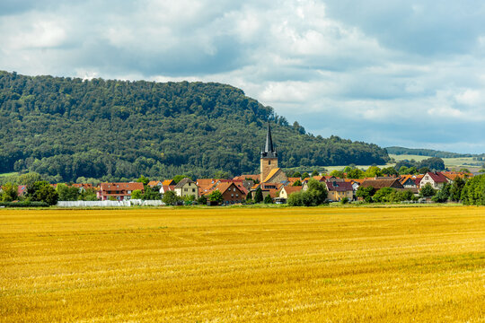 Unterwegs mit dem Fahrrad auf einen Teil der Werratal-Radweg Etappe von der H&ouml;rschel bei Eisenach bishin nach Eschwege - Th&uuml;ringen - Deutschland