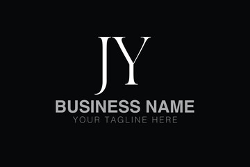 JY J jy initial logo | initial based abstract modern minimal creative logo, vector template image. luxury logotype logo, real estate homie logo. typography logo. initials logo