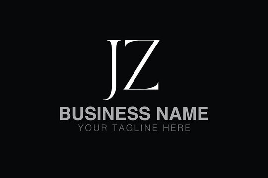 JZ J jz initial logo | initial based abstract modern minimal creative logo, vector template image. luxury logotype logo, real estate homie logo. typography logo. initials logo