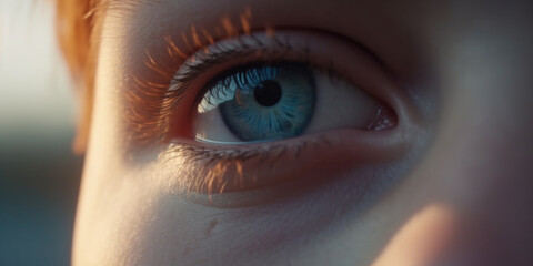 A human eye
