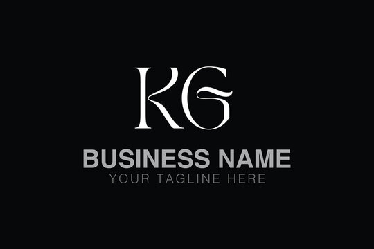 KG K kg initial logo | initial based abstract modern minimal creative logo, vector template image. luxury logotype logo, real estate homie logo. typography logo. initials logo