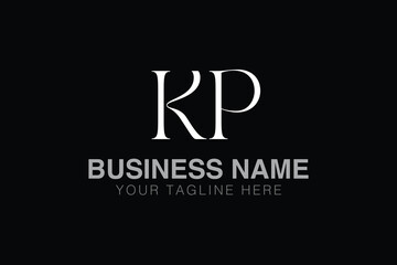 KP K kp initial logo | initial based abstract modern minimal creative logo, vector template image. luxury logotype logo, real estate homie logo. typography logo. initials logo