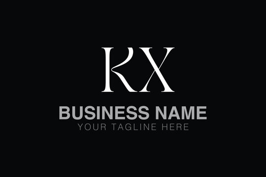 KX K kx initial logo | initial based abstract modern minimal creative logo, vector template image. luxury logotype logo, real estate homie logo. typography logo. initials logo