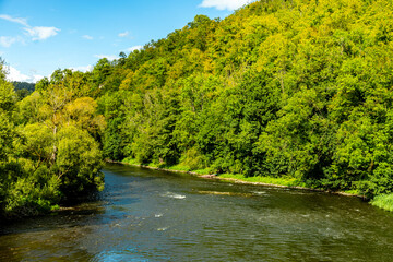 Unterwegs mit dem Fahrrad auf einen Teil der Werratal-Radweg Etappe von der H&ouml;rschel bei Eisenach bishin nach Eschwege - Th&uuml;ringen - Deutschland