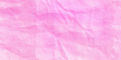 Pink plastic bag texture background. White Romantic Pastel Watercolor. paper texture background. Cloud or cotton candy style.  A Crumpled Paper Background for Design. top view , flat lay.