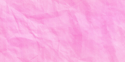 Pink plastic bag texture background. White Romantic Pastel Watercolor. paper texture background. Cloud or cotton candy style.  A Crumpled Paper Background for Design. top view , flat lay.