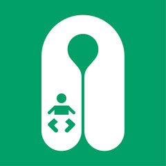ISO 7010 E046 Infant's lifejacket