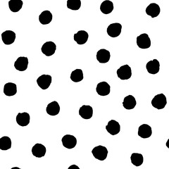 Abstract watercolor polka dots confetti background