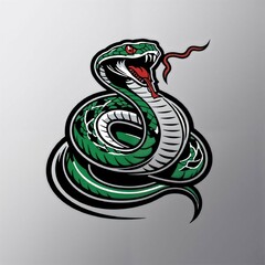 Fototapeta premium snake in the form of a rose