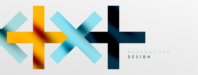 Obraz premium Colorful squares, lines minimal abstract background. Vector Illustration For Wallpaper, Banner, Background, Card, Book Illustration, landing page