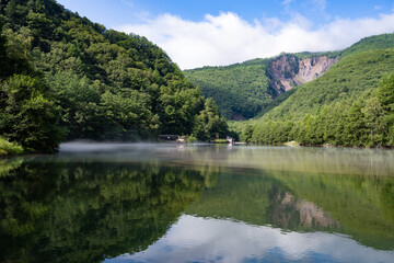 Fototapeta premium 夏の上高地，大正池，長野県 