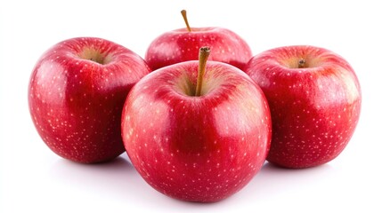 Jonagold Apples. Ripe Grade A Apples Jonathan Isolated on White Background