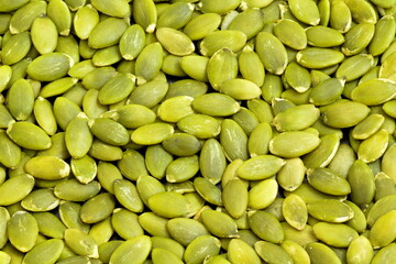 Healthy and nutritious pumpkin seeds