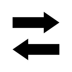 Left and right arrow