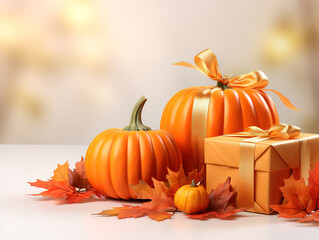 Generous appy thanksgiving celebration background