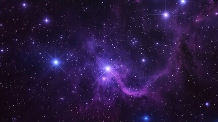 Fototapeta premium dark periwinkle starfield, constellation Capricorn, dark periwinkle, dark purple, dark violet