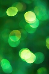 Fototapeta premium abstract background with a blurry green light bokeh effect