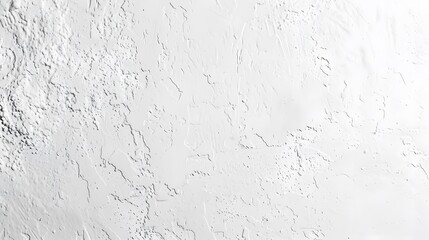Obraz premium White Textured Wall with Irregular Patterns