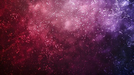 Obraz premium Abstract Cosmic Background with Red, White, and Purple Specks