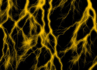 lightning in the dark