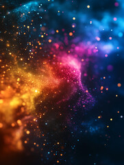 Obraz premium 宇宙・銀河の背景素材・壁紙