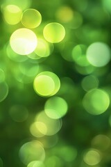 Obraz premium abstract background with a blurry green light bokeh effect