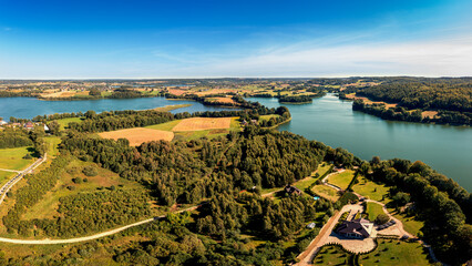 Kaszuby. Jezioro Kłodno i jezioro Białe. © Janusz Lipiński