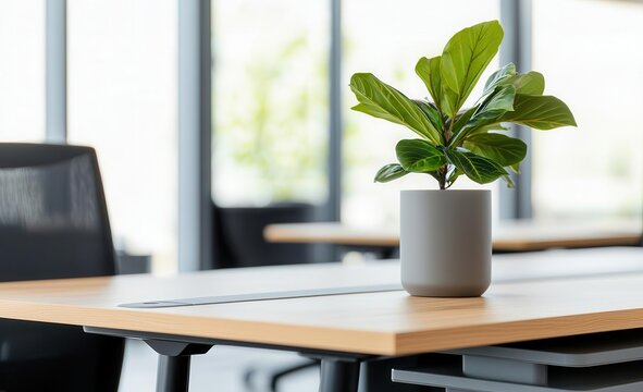 Office with modular and stackable furniture, enabling quick transformation of the space for collaborative or individual tasks, agile office design, flexible workspace setup
