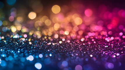 Absract Purple glitter lights background. defocused