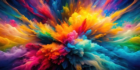 Abstract colorful background with striking contrast and vibrant hues, abstract, color, background, vibrant, contrast, design