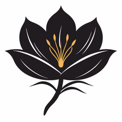 Saffron Black silhouette