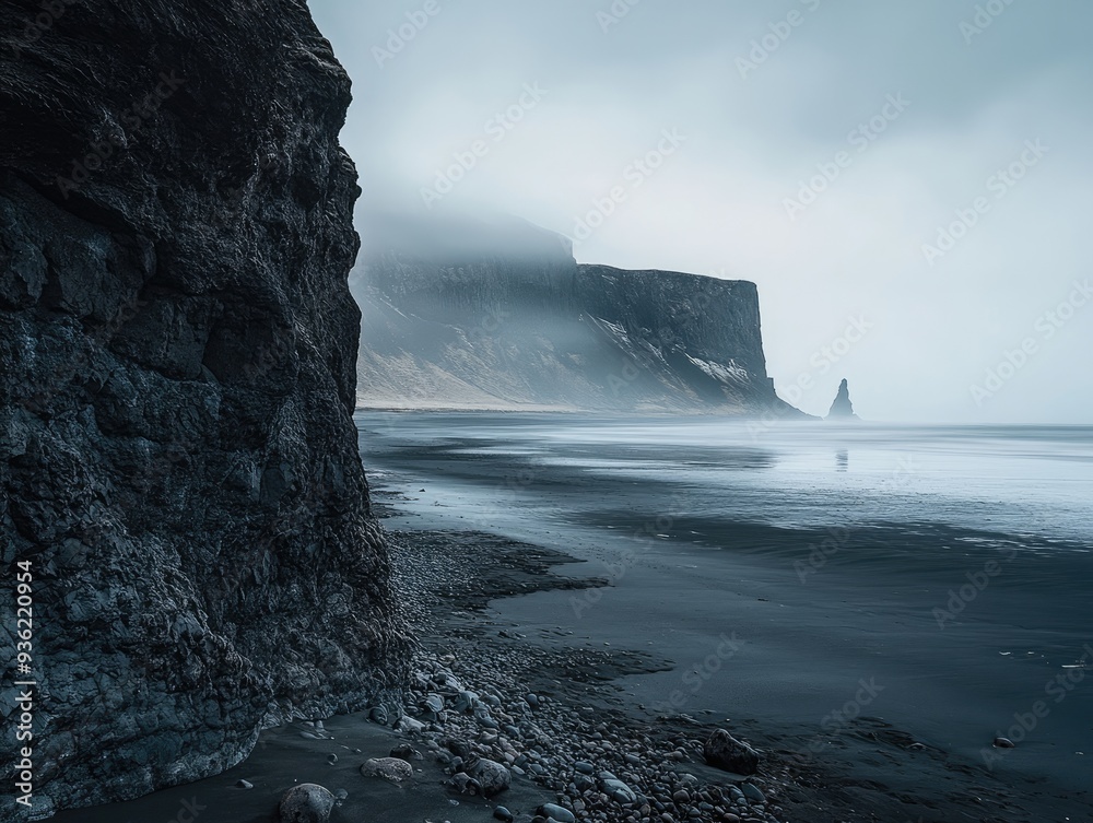 Wall mural iceland minimalist landscape photography