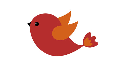 Cute bird illustration
