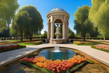 fountain in the park