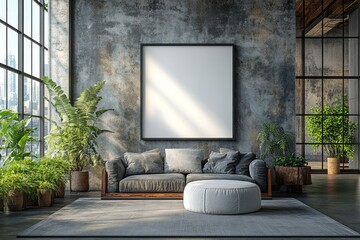 Modern Loft Interior Design with a Blank Canvas