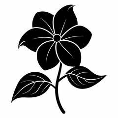 Periwinkle Black silhouette