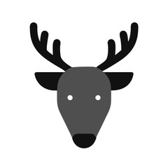 Deer Vector Icon Logo Cartoon Illustrations