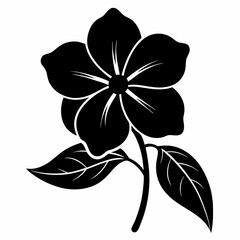 Periwinkle Black silhouette