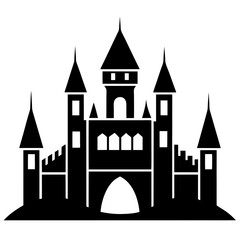 Fototapeta premium castle vector illustration