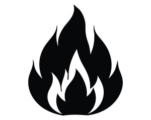 Fire icon collection. Fire flame symbol. drawing vector.