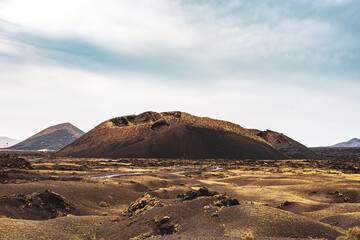 Volcán El Cuervo im Timanfaya Nationalpark Lanzarote (Kanaren, Spanien)