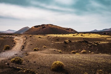 Volcán El Cuervo im Timanfaya Nationalpark Lanzarote (Kanaren, Spanien)