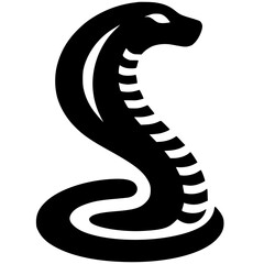 King cobra logo silhouette