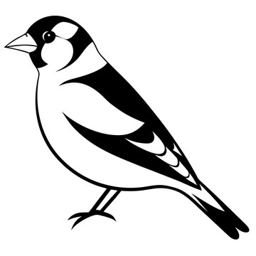 recommend clip art: Goldfinch silhouette