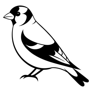 recommend clip art: Goldfinch silhouette