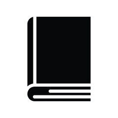 book. top view. black and white. flat design style. suitable for study, library, thinking. vector design template
