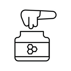 Obraz premium wax leneal icon vector stock illustration