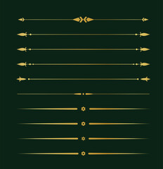vector illustration big set of dividers 